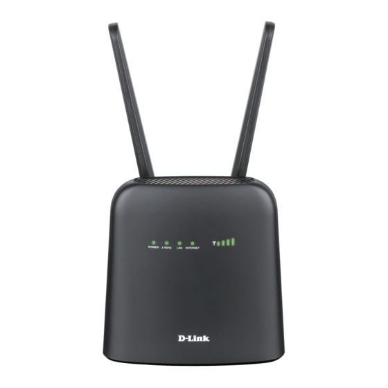 D-Link DWR-920 4G LTE Router Manuals