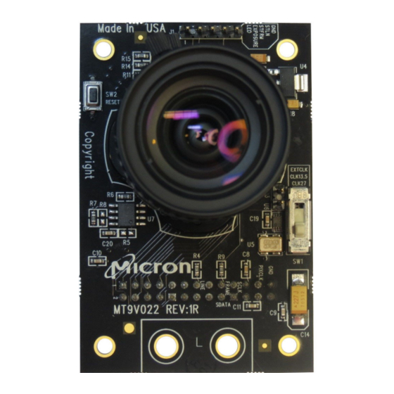 ON Semiconductor MT9V022 User Manual