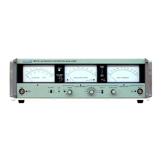 RADIOMETER BKF10 Operating Instructions Manual
