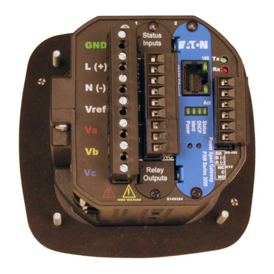 Eaton Power Xpert Meter 2000 Quick Start Manual