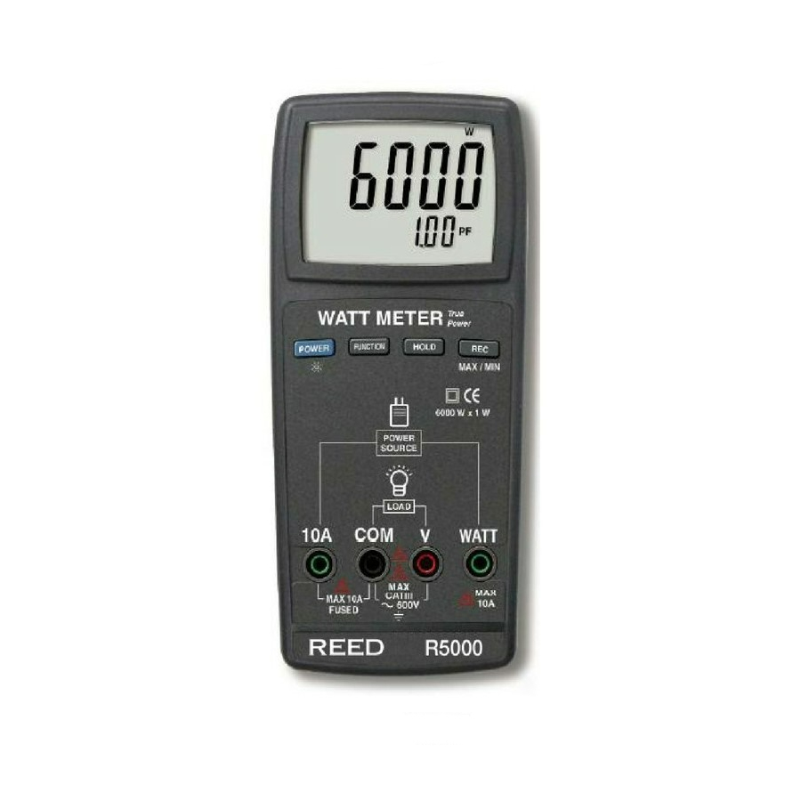 REED R5000 Watt Meter Manuals