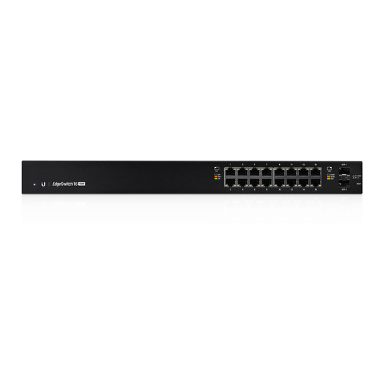 Ubiquiti EdgeSwitch ES-16-150W Quick Start Manual