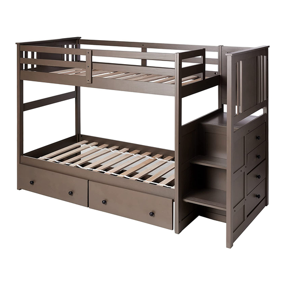 Donco PRINCETON STAIR BUNK 2204 Assembly Instructions Manual