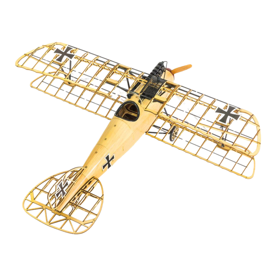Dancing Wings Hobby Albatross D.III Quick Start Manual