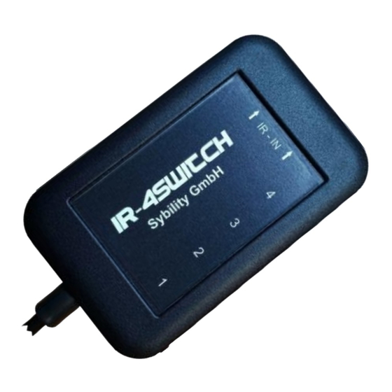 Sybility IR-4switch User Manual