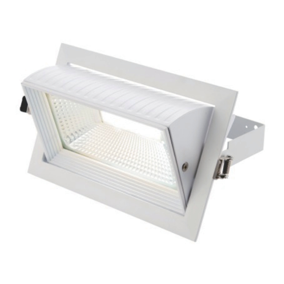 Saxby Lighting Scoop Rectangular Recessed Instruction Leaflet