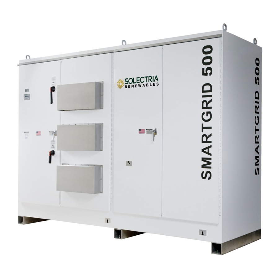 Solectria Renewables SGI 225 Installation And Operation Manual