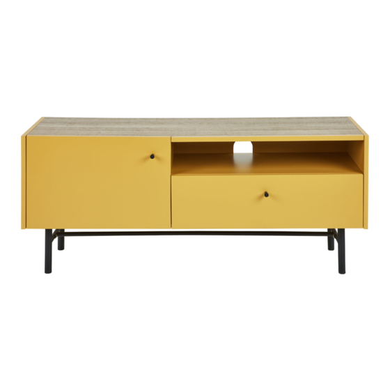 Dunelm Oliver Wide TV Unit Instructions Manual