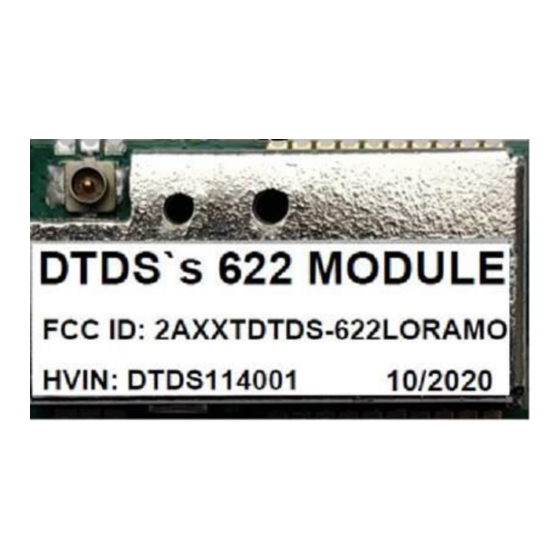 DTDS LoRa-622 Manuals