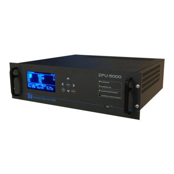 VibroSystM ZOOM ZPU-5000 User Manual