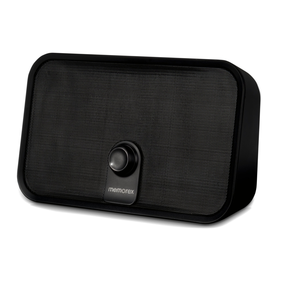 Memorex MW550 - Wireless Bluetooth Speaker Manual