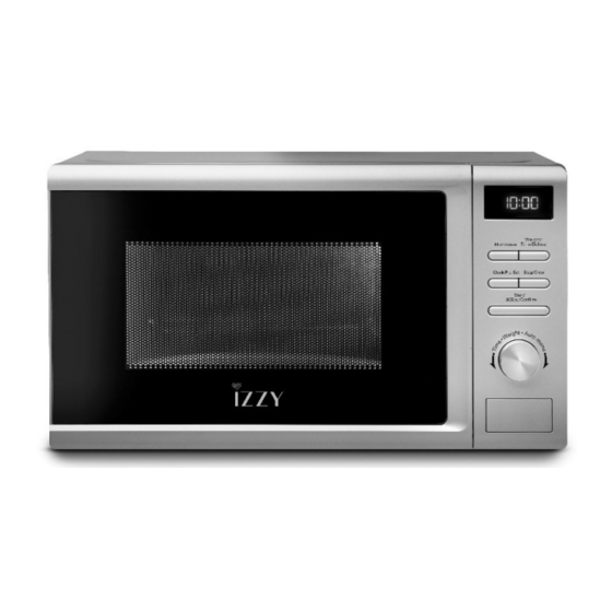 izzy IZ-8007 Digital Microwave Oven Manuals