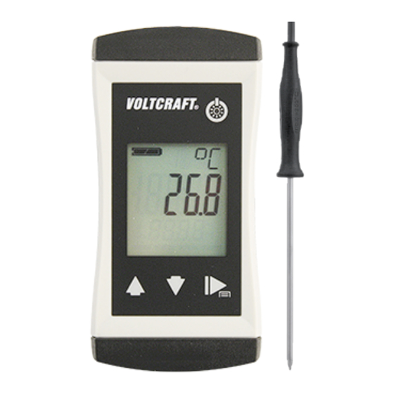 VOLTCRAFT PTM-120 Thermometer 70-250°C Manuals