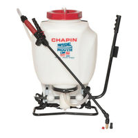 Chapin ProSeries 63800 Use And Care Manual
