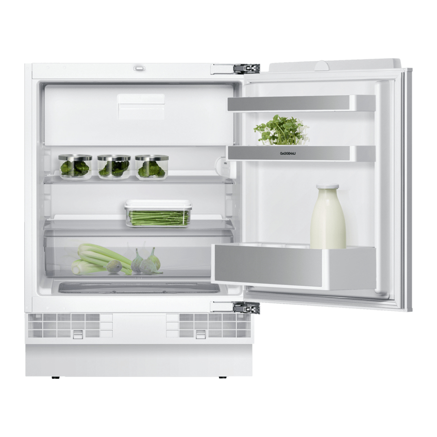 Gaggenau RT 200 Instructions For Use Manual
