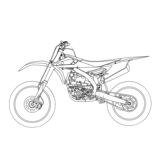 Yamaha YZ250F 2016 Manuals