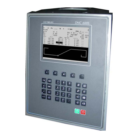 CYBELEC DNC 600S User Manual