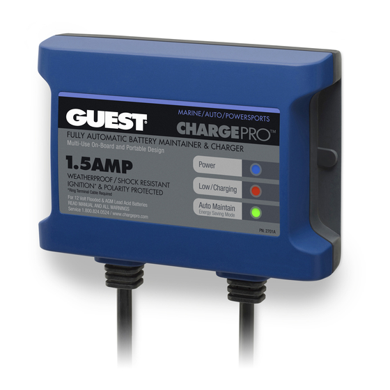 Guest CHARGEPRO 1.5 Owner's Manual And Installation Manual