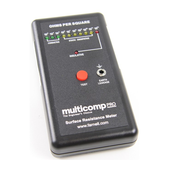 multicomp pro MP005768 Manual