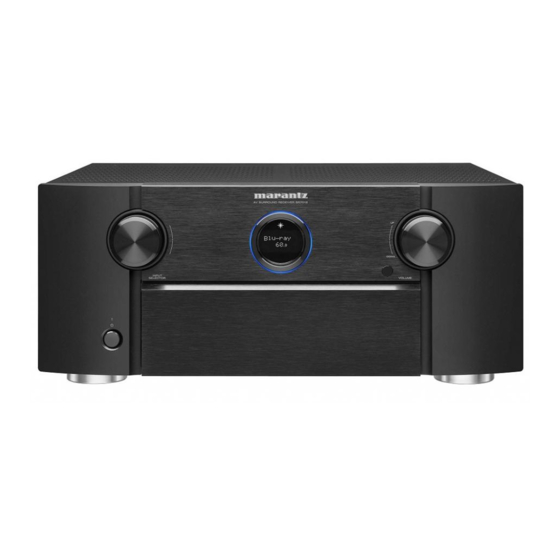 Marantz SR7012 Owner's Manual