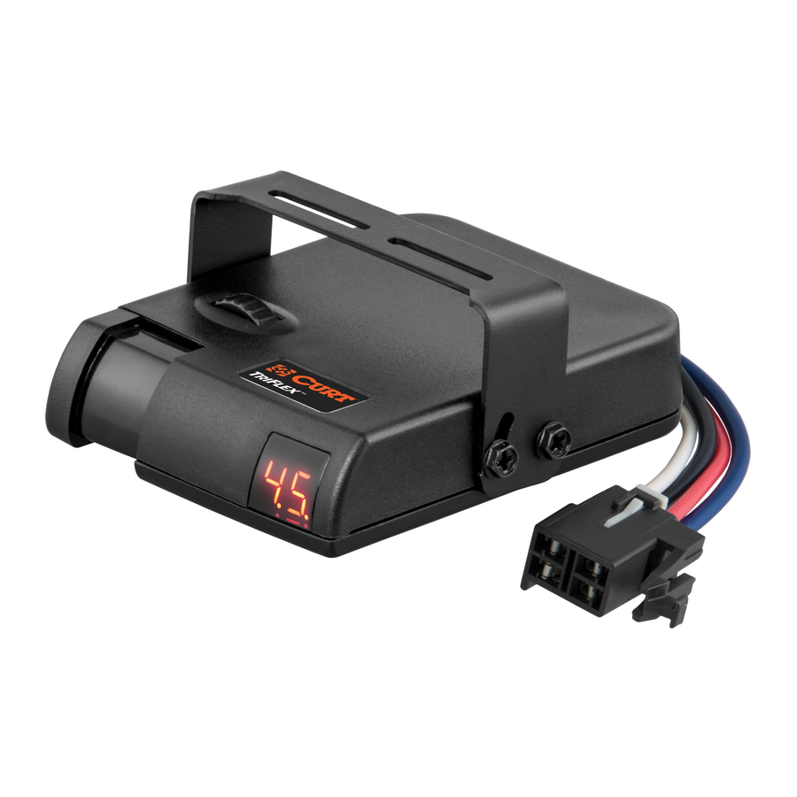 Curt Triflex Brake controller Manual