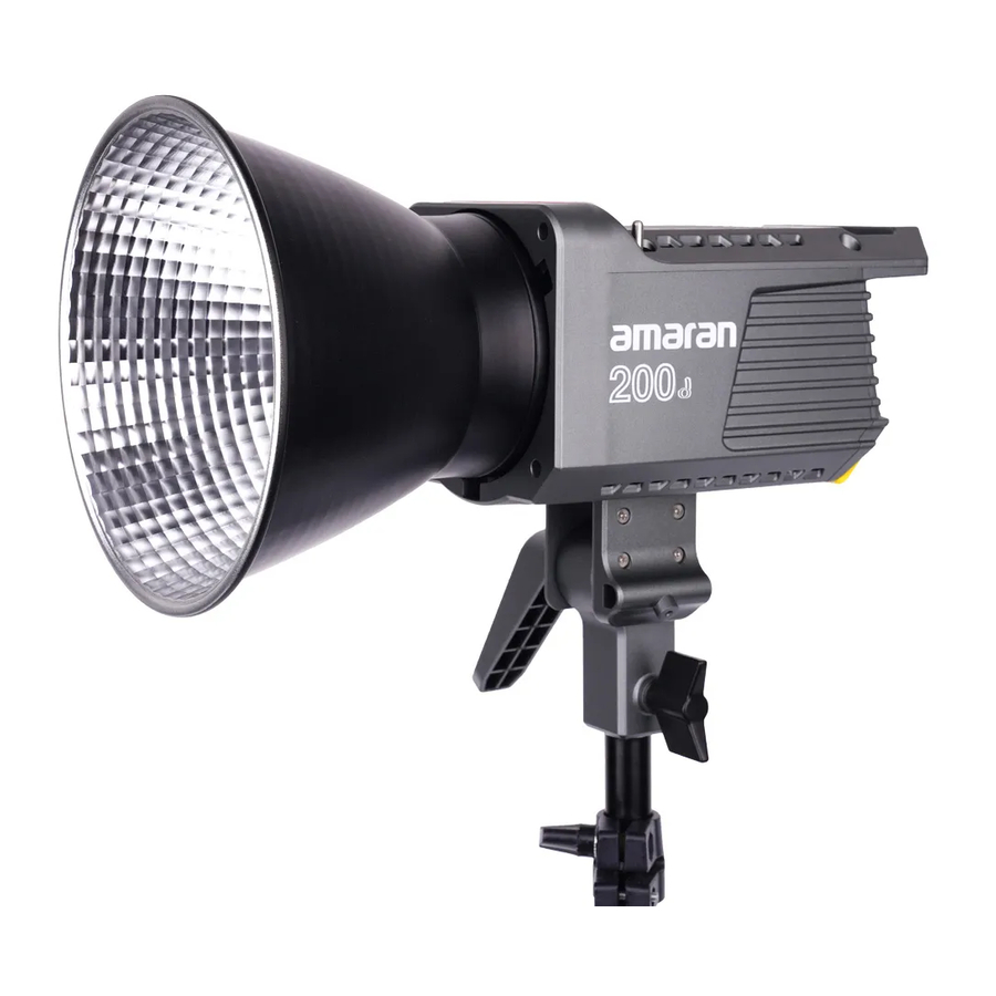 Aputure Amaran 200d - Daylight-Balanced LED Manual