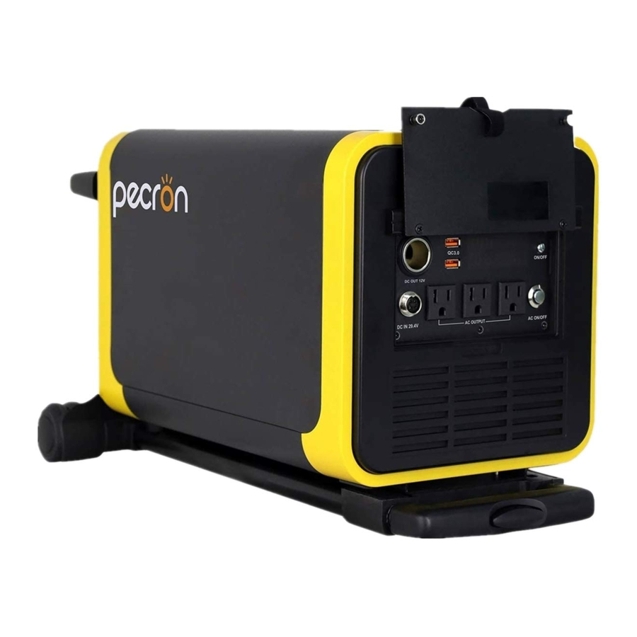Pecron Q2000S, Q3000S - Portable Power Station Manual
