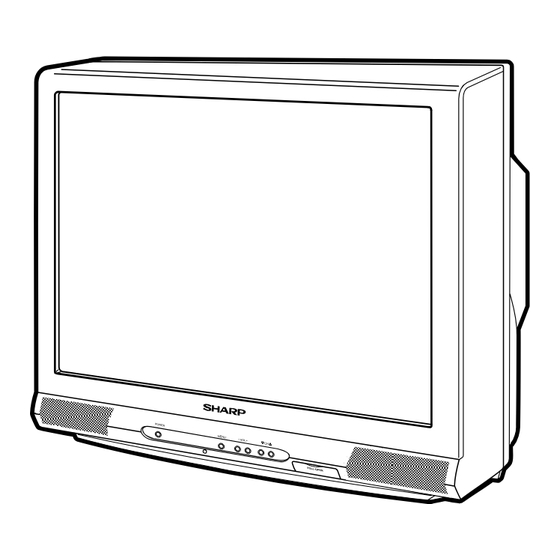 User Manuals: Sharp 27U-F500 CRT Television