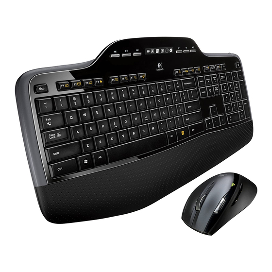 Logitech Wireless Desktop MK700 User Manual