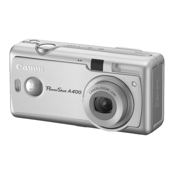 Canon PowerShot A400 Quick Start Manual