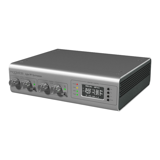 MOGlabs ARF021 Manual