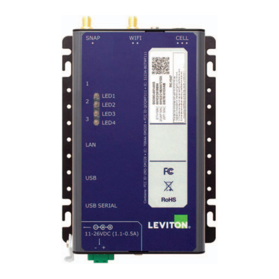 Leviton NorthStar Site Controller User Manual