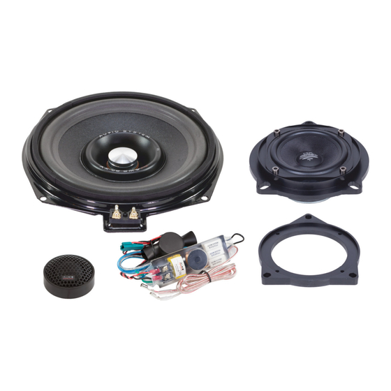 Audio System X 200 BMW EVO 2 User Manual