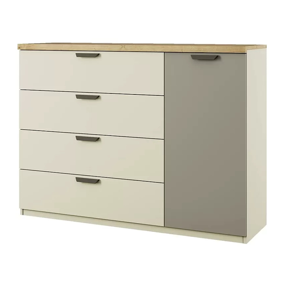 BLACK RED WHITE MODERN 1D4S Furniture Manuals