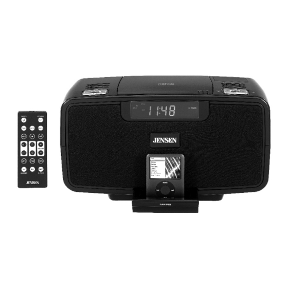 Jensen JiMS 220 - Docking Digital Music System Owner's Manual