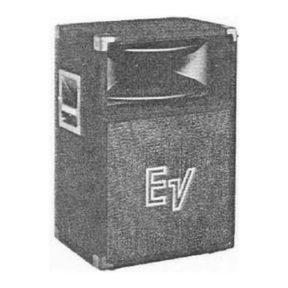 Electro-Voice SH-1512 Specification Sheet
