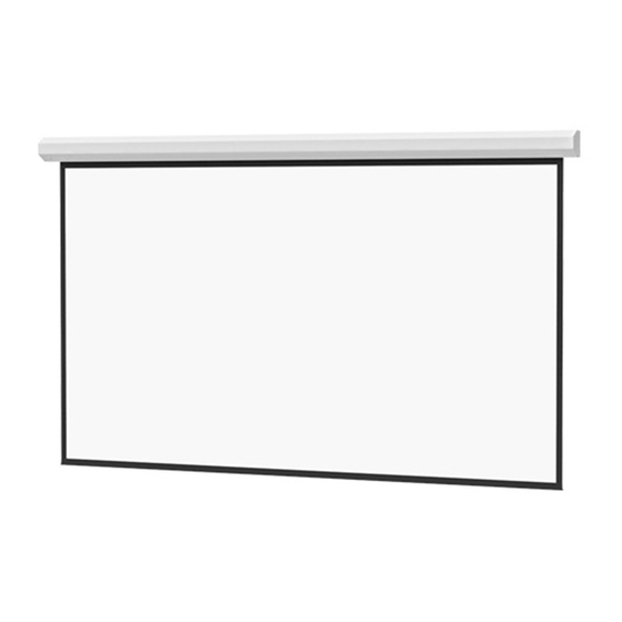 Da-Lite Large Cosmopolitan Electrol Instruction Book