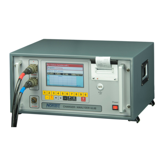 Nortec UL60 Operation Manual