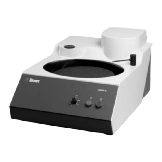 Struers LaboPol-35 Instruction Manual
