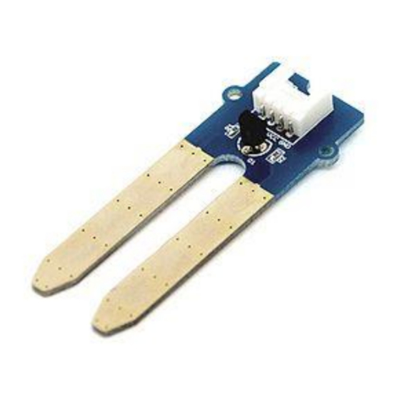 Seeed Grove Moisture Sensor User Manual