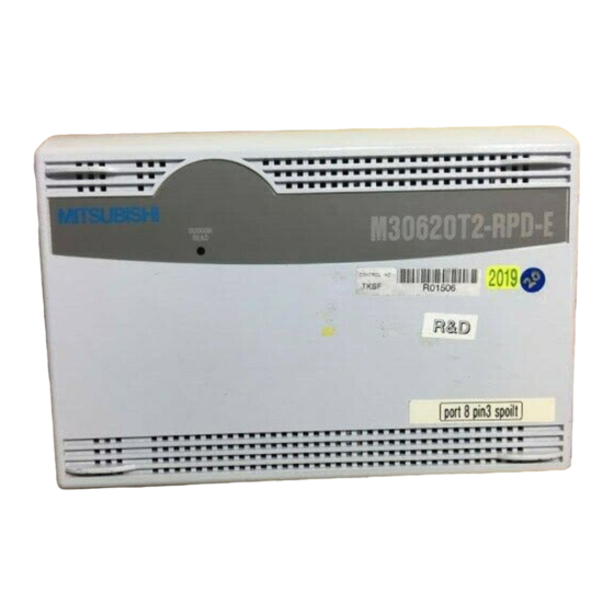 Renesas Emulation Pod M30620T2-RPD-E User Manual