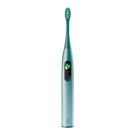 Oclean X-Pro Sonic Electric Toothbrush Manuals