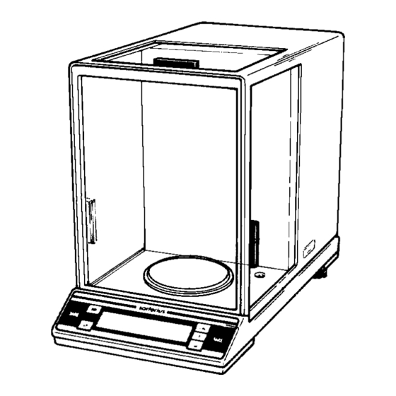 Sartorius Basicplus Manual