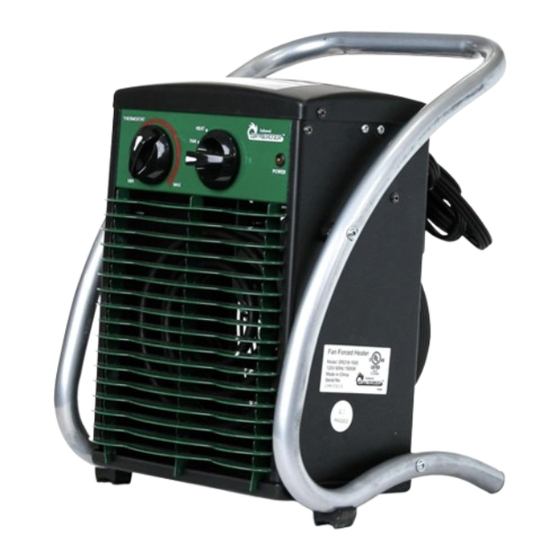 DR. Heater DR218-1500 Owner's Manual
