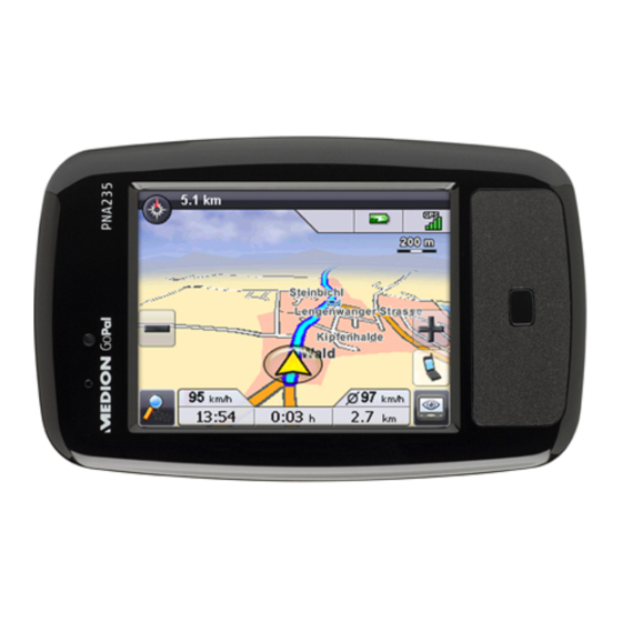 Medion GoPal PNA235 GPS Navigation Unit Manuals