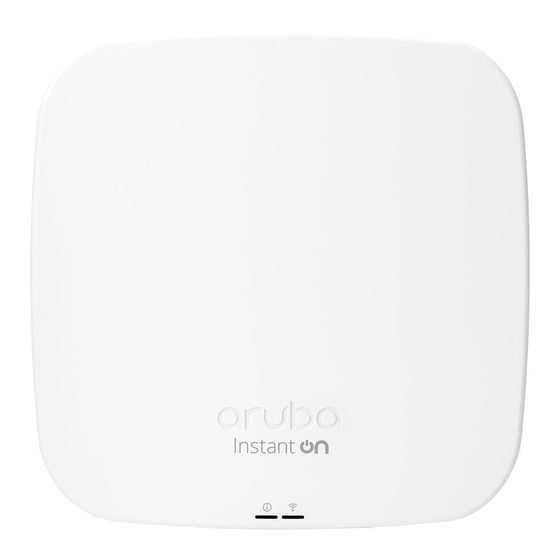 Aruba Instant On AP15 Installation Manual