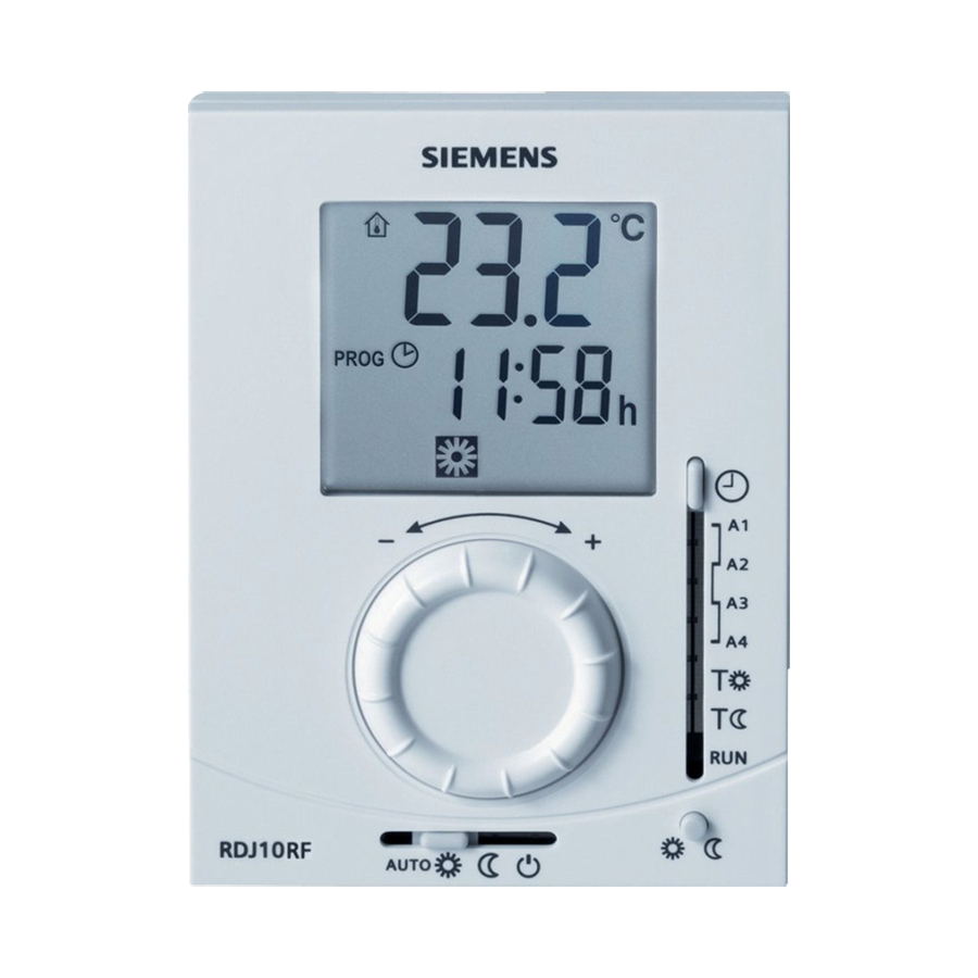 Siemens RDJ10RF/SET Manual