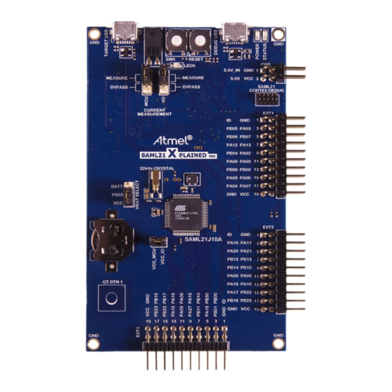 Atmel SAM L21 Manual