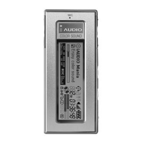 Cowon iAUDIO iAUDIO 4 256MB User Manual