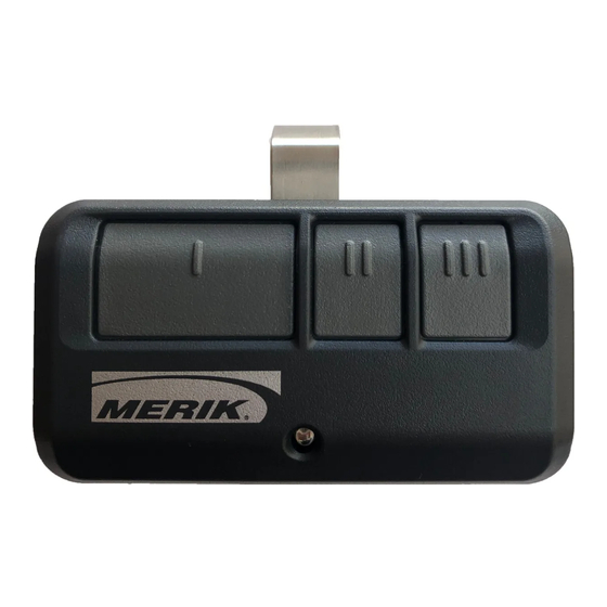 Merik 893MAX-LMK Instructions
